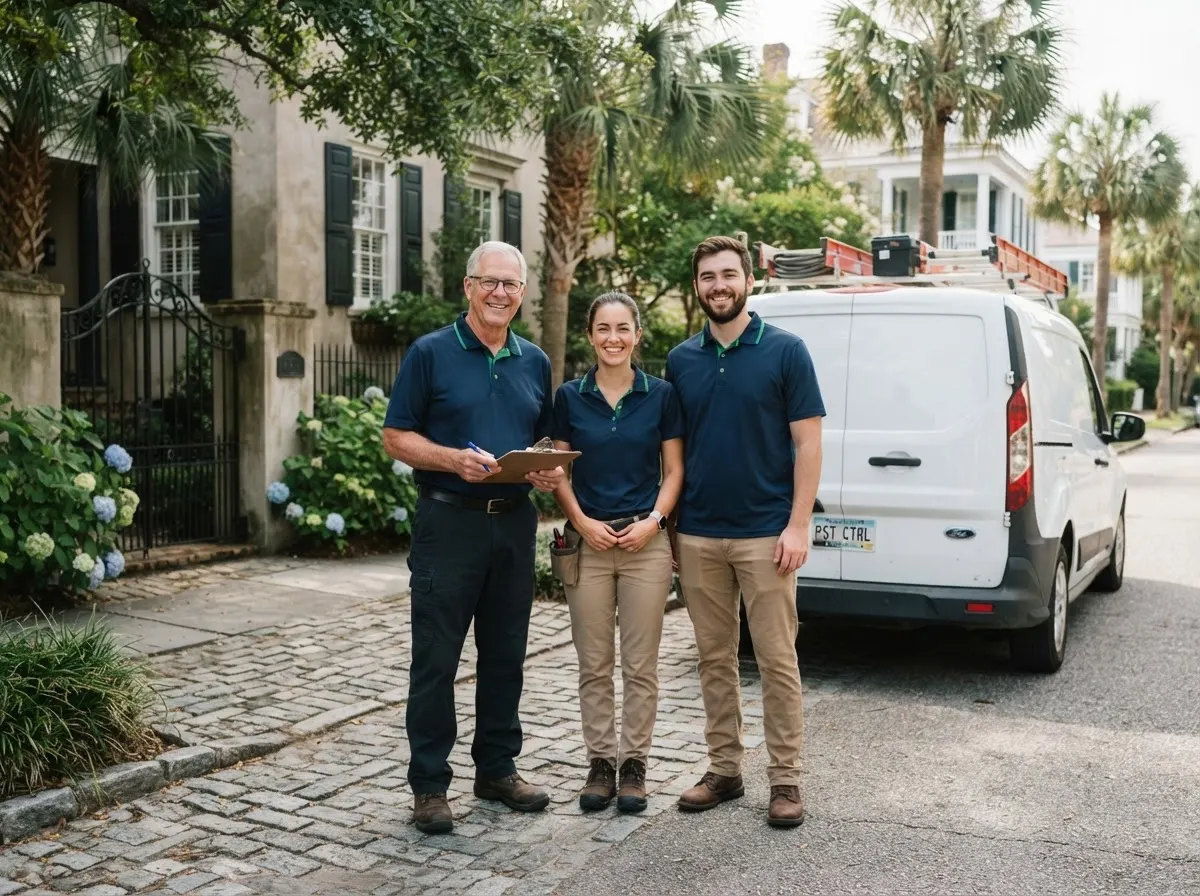 PestDefender Pro pest control service team in Charleston, SC